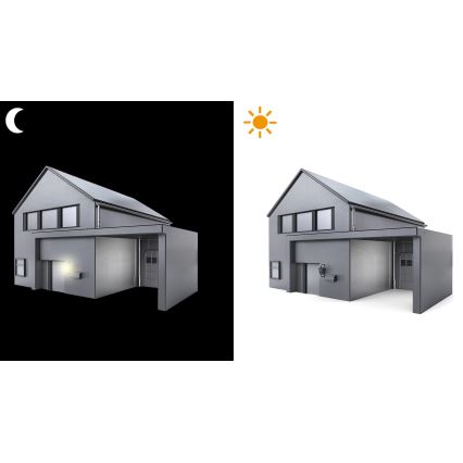 STEINEL 550417 - Hämärän tunnistin NightMatic 2000 valkoinen IP54