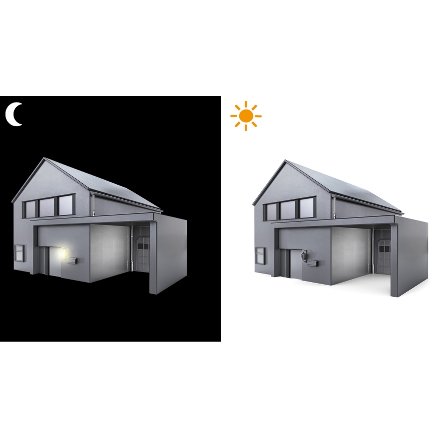 STEINEL 550417 - Hämärän tunnistin NightMatic 2000 valkoinen IP54