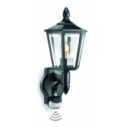 Steinel 617813 - Ulkoseinävalaisin anturilla L 15 1xE27 / 60W / 230V IP44