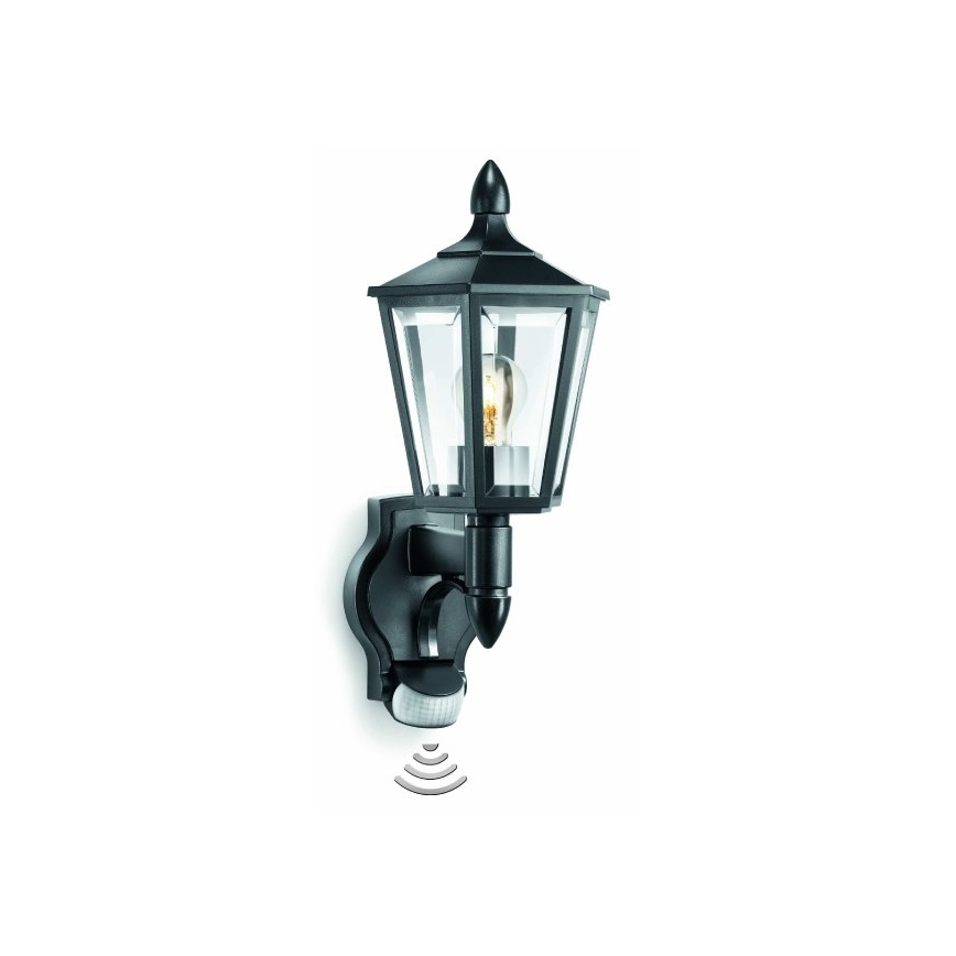 Steinel 617813 - Ulkoseinävalaisin anturilla L 15 1xE27 / 60W / 230V IP44