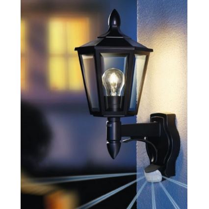 Steinel 617813 - Ulkoseinävalaisin anturilla L 15 1xE27 / 60W / 230V IP44