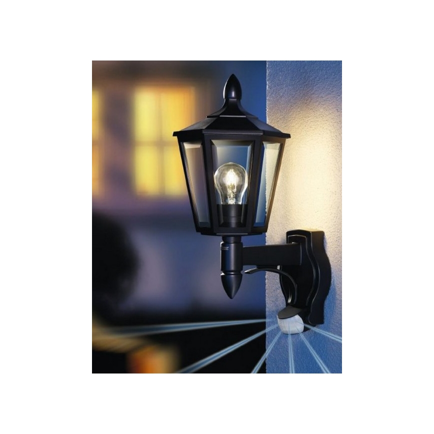 Steinel 617813 - Ulkoseinävalaisin anturilla L 15 1xE27 / 60W / 230V IP44