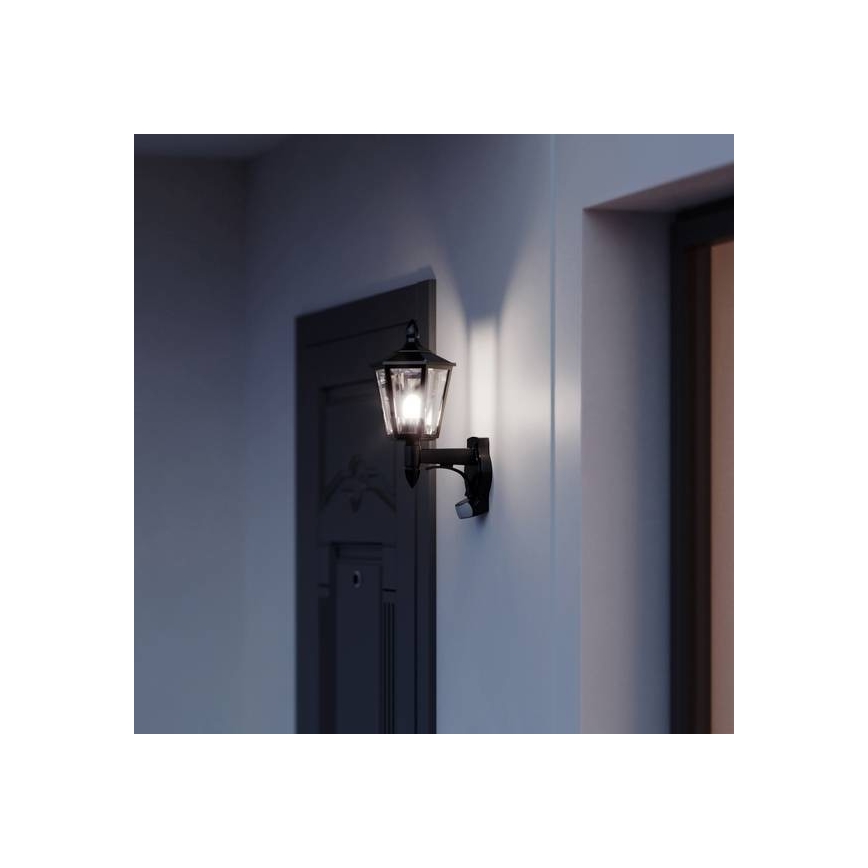 Steinel 617813 - Ulkoseinävalaisin anturilla L 15 1xE27 / 60W / 230V IP44