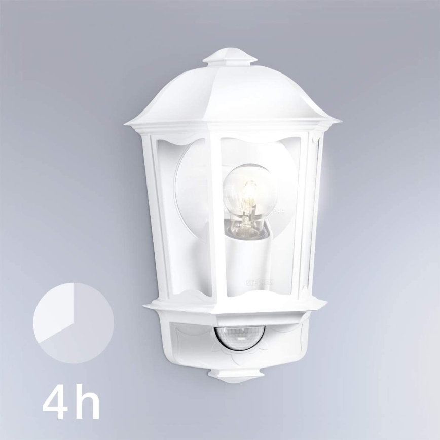 Steinel 644512 - Ulkoseinävalaisin anturilla L 190 S 1xE27/100W/230V IP44