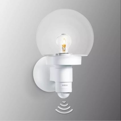 Steinel 657413 - Ulkovalo anturilla L 115 S 1xE27/60W/230V IP44