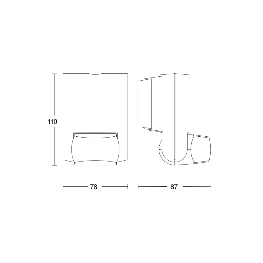 STEINEL 660314 - Infrapuna-anturi ulkotiloihin IS 130-2 valkoinen IP54
