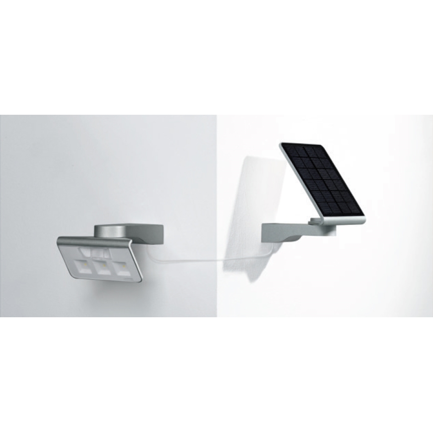 STEINEL 671006 - Aurinkokenno-LED-kohdevalo anturilla XSolar L-S 0,5W / LED valkoinen IP44
