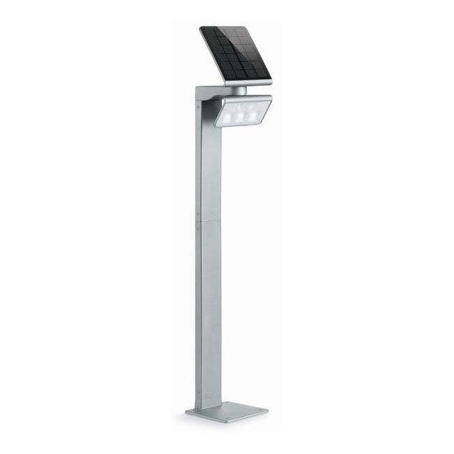 STEINEL 671211 - Solar sensori LED-valonheitin XSolar GL-S 0,5W/LED hopea IP44 2500 mAh
