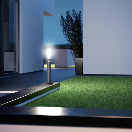 STEINEL 69469 - LED-ulkolamppu GL 65 LED/8,5W/230V IP44 3000K antrasiitti