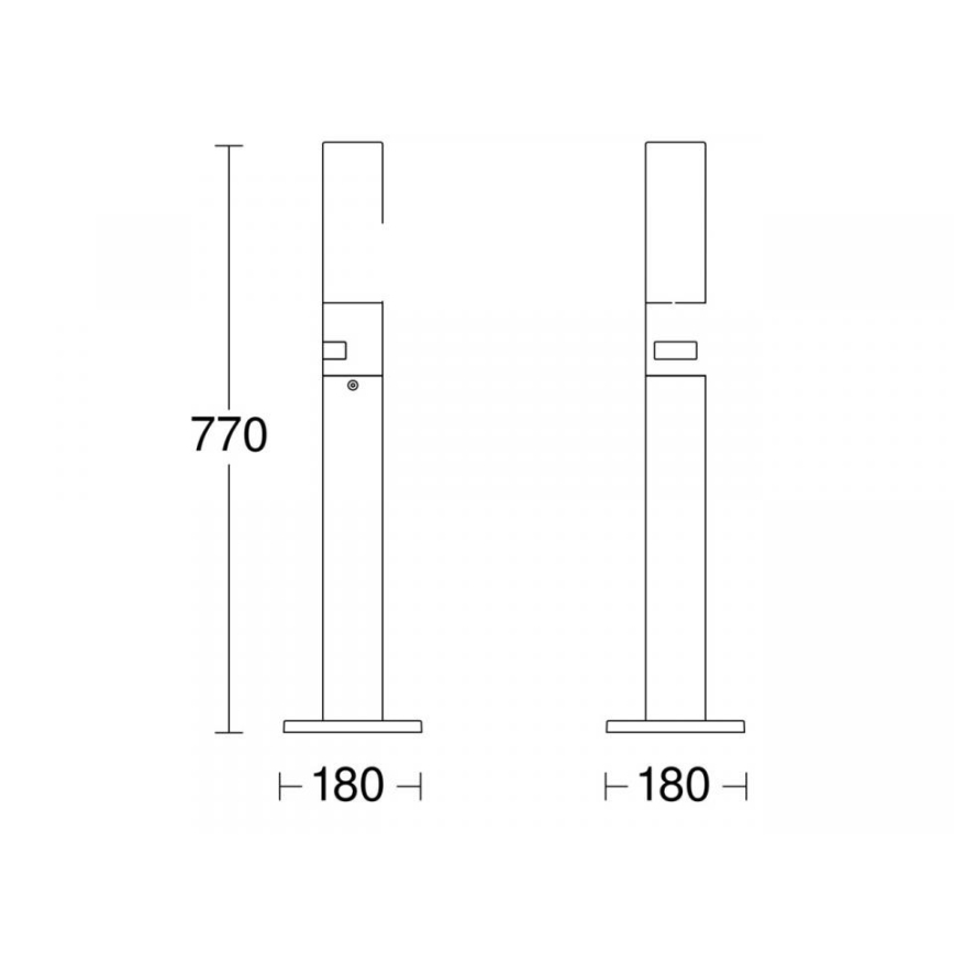 STEINEL 69476 - LED-ulkovalaisin anturilla GL 65 S LED/8,7W/230V IP44 3000K antrasiitti
