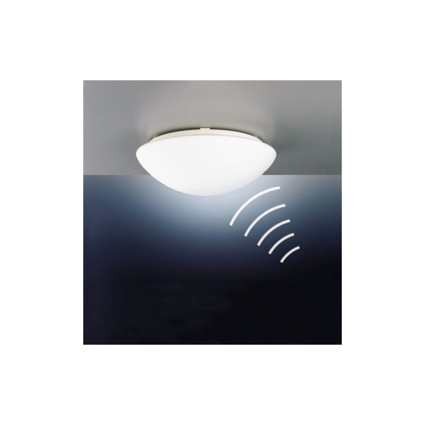STEINEL 738013-RS 16L - Ulkokattovalo anturilla 1xE27/60W/230V IP44