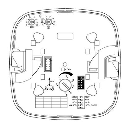 Steinel 751302 - Läsnäolotunnistin HF 360 COM1 valkoinen
