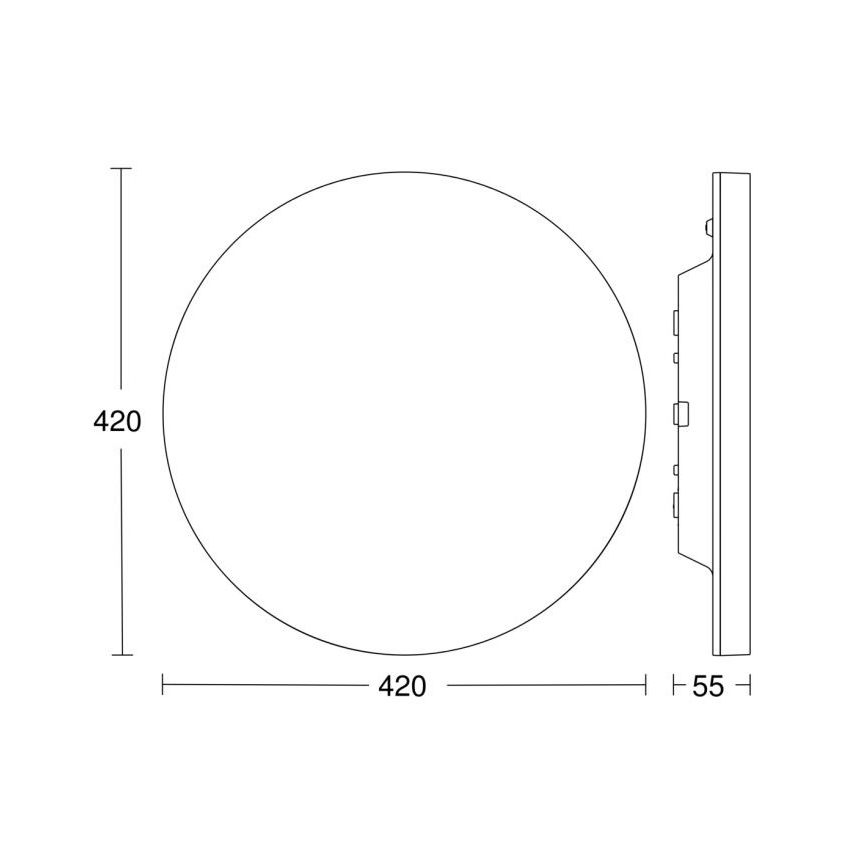 Steinel 067762 - Himmennettävä LED-kattovalaisin anturilla RS PRO R30 plus SC 23,7W/230V 4000K IP40