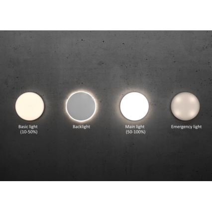 Steinel - Himmennettävä LED-kattovalaisin anturilla RSPROR20BASIC 15,3W/230V IP40 4000K