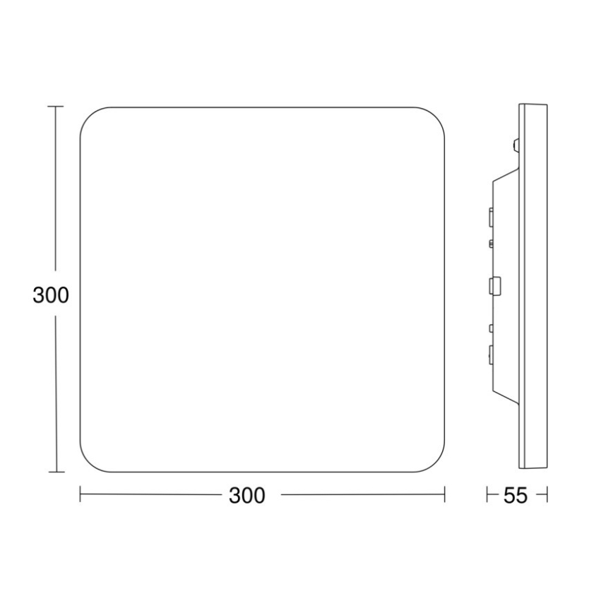 Steinel - Himmennettävä LED-kattovalaisin anturilla RSPROR20BASICQ 15,3W/230V IP40 4000K