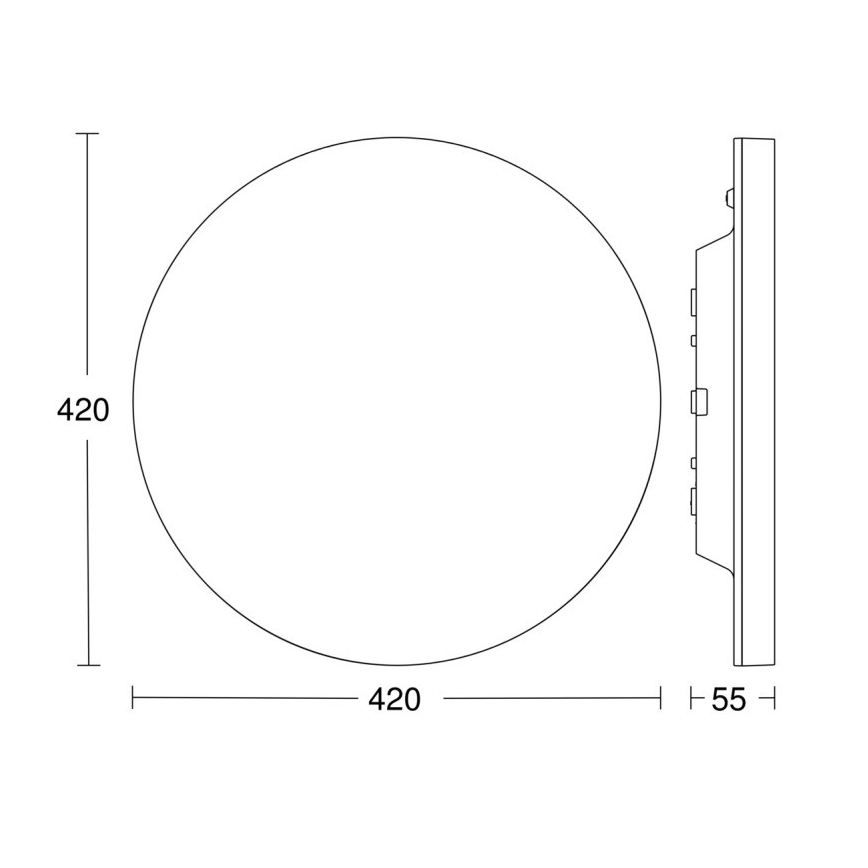 Steinel - Himmennettävä LED-kattovalaisin anturilla RSPROR30QBASICSC 23,26W/230V IP40 4000K