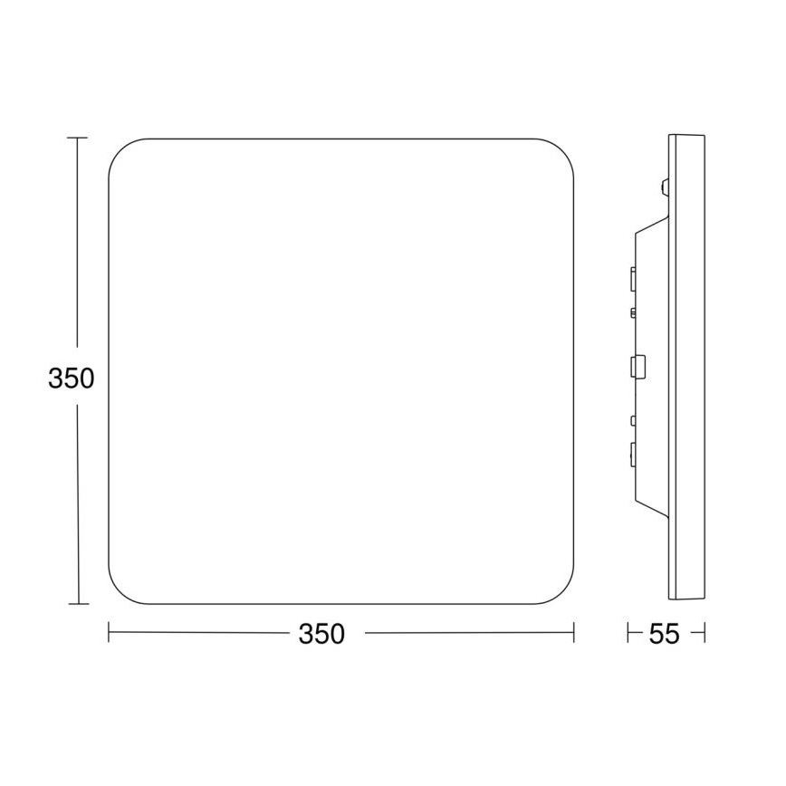 Steinel 067786 - Himmennettävä LED-kattovalaisin anturilla RS PRO R30 Q plus SC 23,9W/230V 3000K IP40