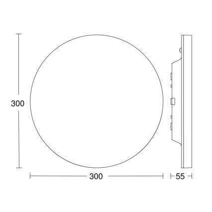 Steinel 067809 - LED Himmennettävä kattovalo sensorilla RS PRO R10 BASIC SC LED/8,5W/230V 4000K IP40