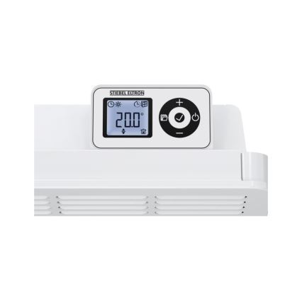 Stiebel Eltron - Seinäkonvektori LCD-näytöllä ja elektronisella termostaatilla 750W/230V IP24