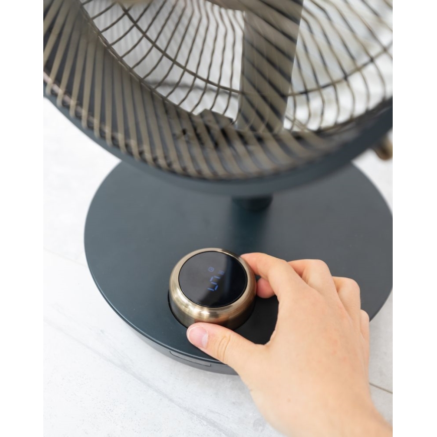 Stylies - pöytätuuletin CEPHEUS 24W/230V, musta
