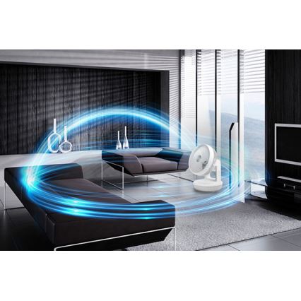 Stylies - Pöytätuuletin TARA 45W/230V valkoinen