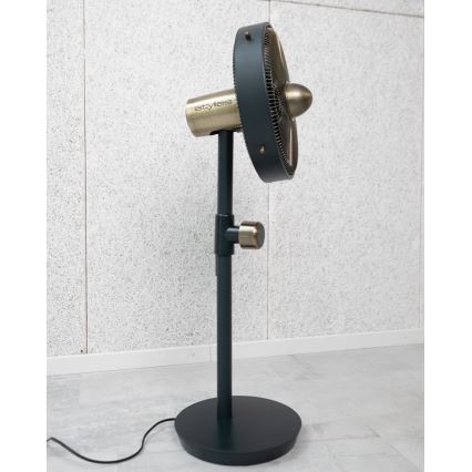 Stylies - URANUS jalallinen tuuletin 35W/230V 94 cm musta