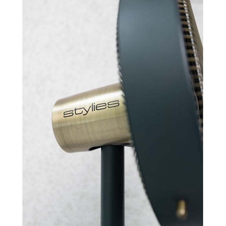 Stylies - URANUS jalallinen tuuletin 35W/230V 94 cm musta
