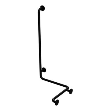 Suihkukahva 66x118 cm musta