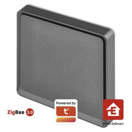 Switch 1-painike GoSmart Tuya musta
