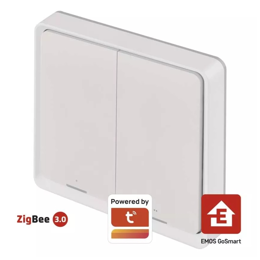 Switch 2-painike GoSmart Tuya valkoinen