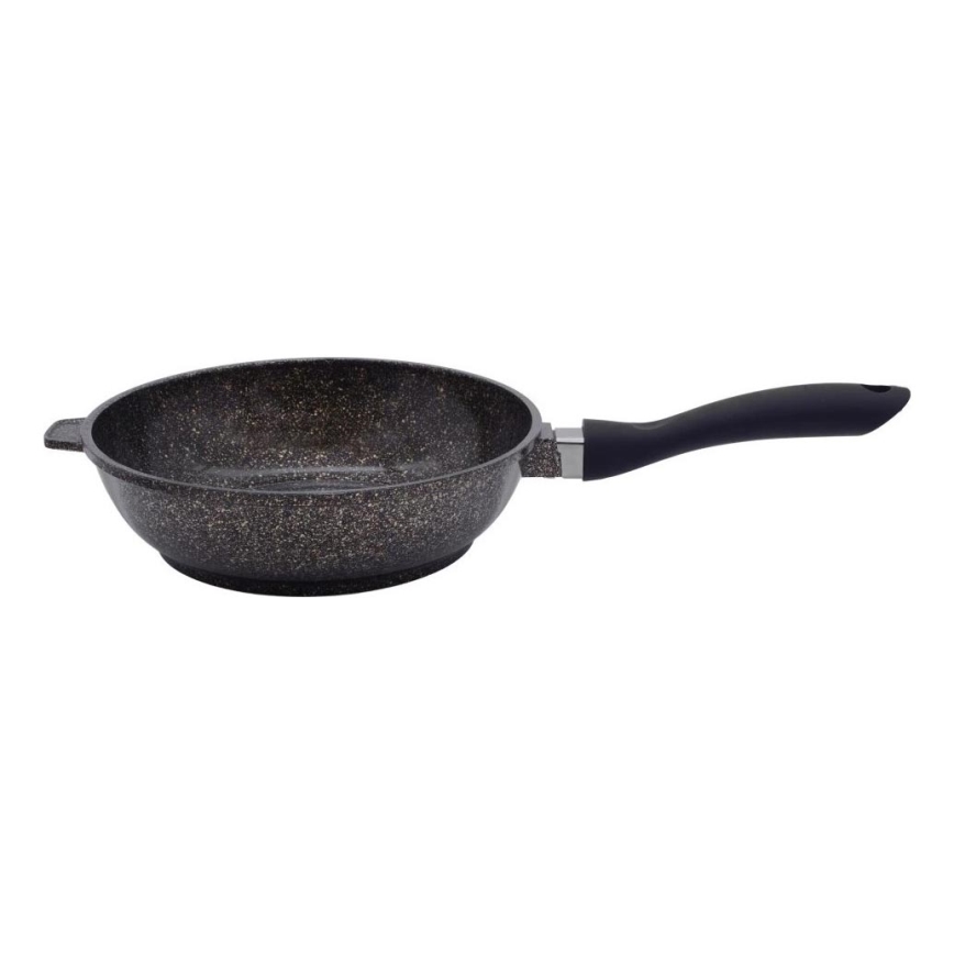 Syvä paistinpannu KITCHISIMO 28 cm musta