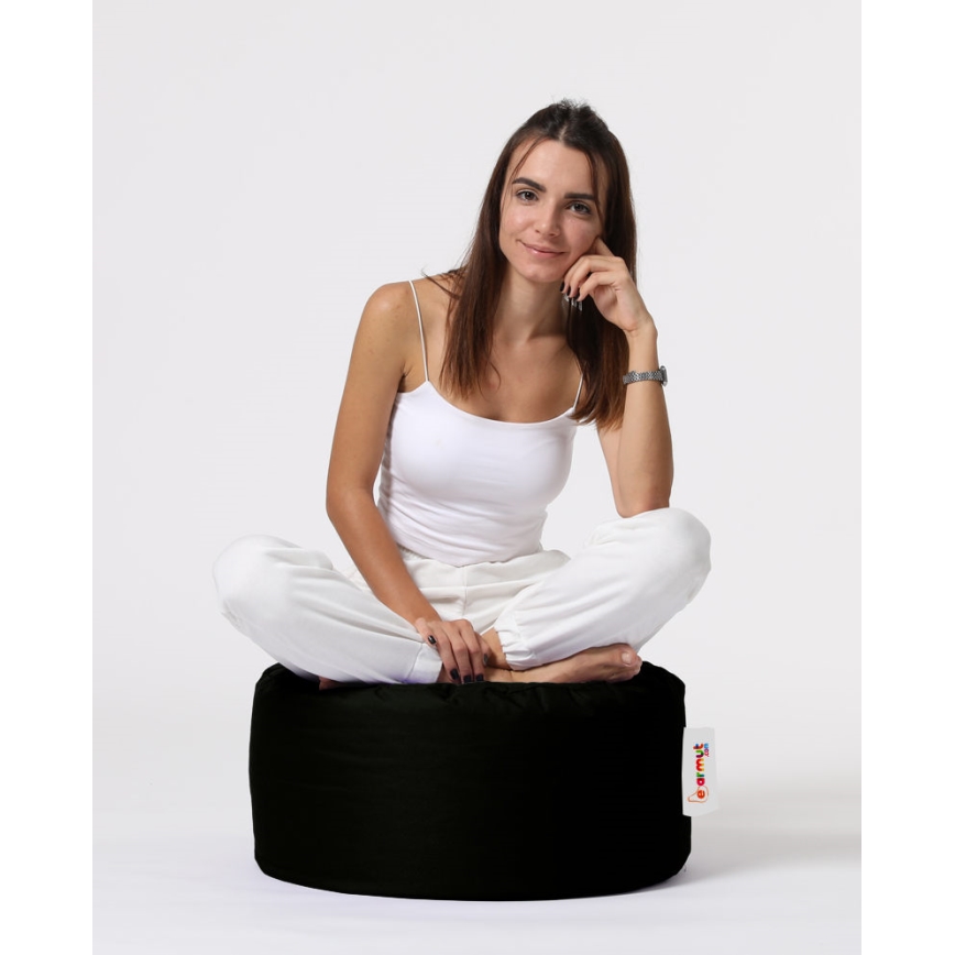 Tabouret 55 cm musta