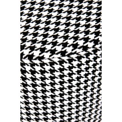 Tabouret ARUNA halkaisija 36 cm valkoinen/musta/kulta