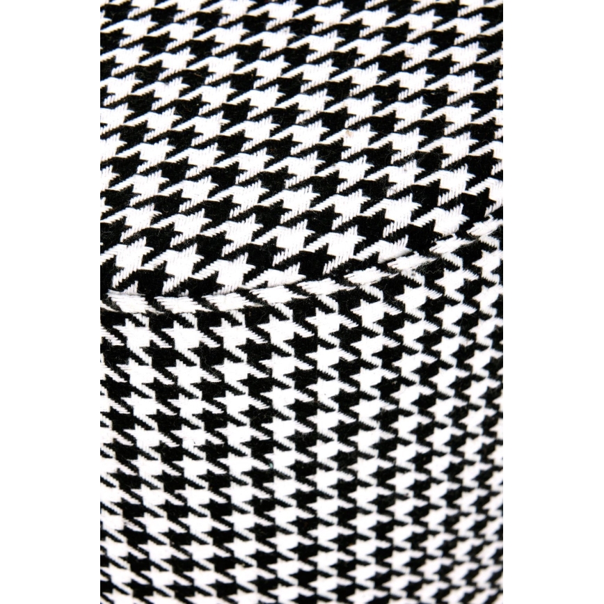 Tabouret ARUNA halkaisija 36 cm valkoinen/musta/kulta