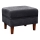 Tabouret GALA 42x54 cm antrasiitti