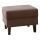 Tabouret GALA 42x54 cm tummanruskea