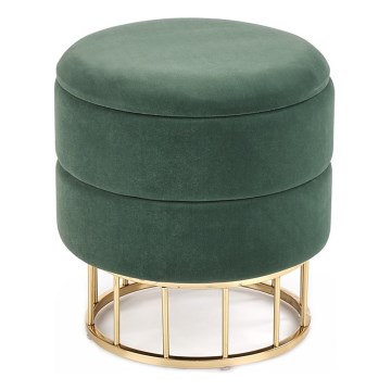 Tabouret MINTY halkaisija 37 cm vihreä/kulta