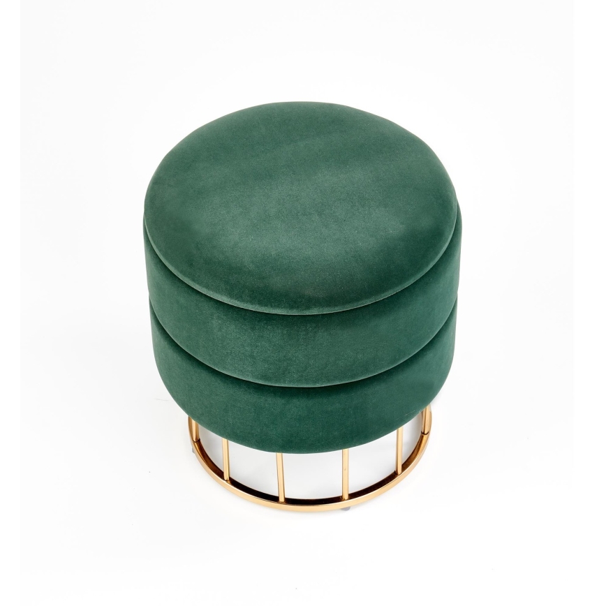 Tabouret MINTY halkaisija 37 cm vihreä/kulta