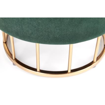 Tabouret MINTY halkaisija 37 cm vihreä/kulta