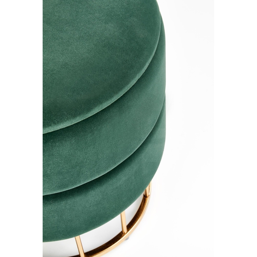 Tabouret MINTY halkaisija 37 cm vihreä/kulta
