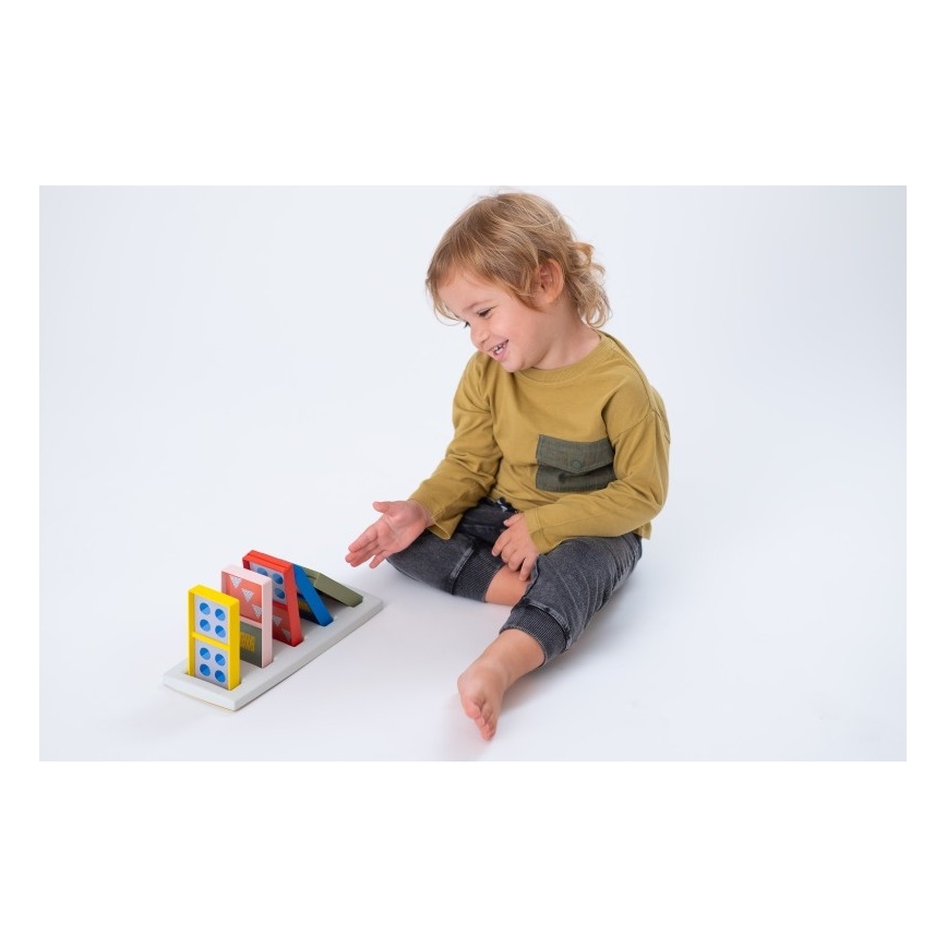 Taf Toys - Lasten dominot 4in1 eläimet
