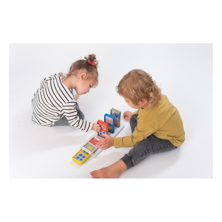 Taf Toys - Lasten dominot 4in1 eläimet