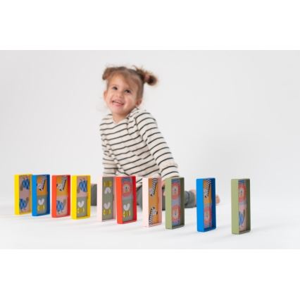 Taf Toys - Lasten dominot 4in1 eläimet