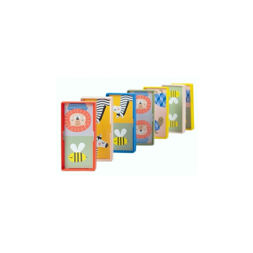 Taf Toys - Lasten dominot 4in1 eläimet