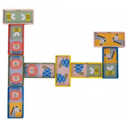 Taf Toys - Lasten dominot 4in1 eläimet
