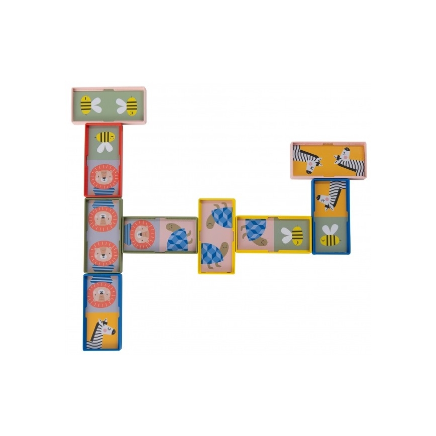 Taf Toys - Lasten dominot 4in1 eläimet
