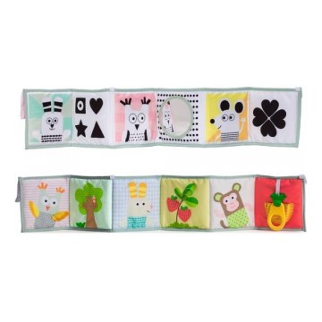 Taf Toys - Lasten tekstiilikirja 3in1 eläimet