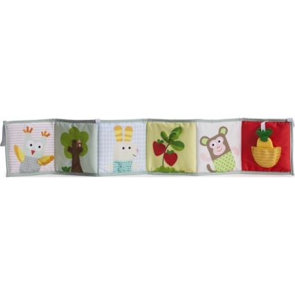 Taf Toys - Lasten tekstiilikirja 3in1 eläimet