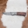 Taitettava Damascus-veitsi 8 cm rauta puu