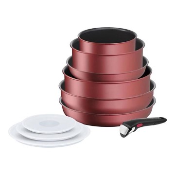 Tefal - 10-osainen astiasarja INGENIO DAILY CHEF kuparinen